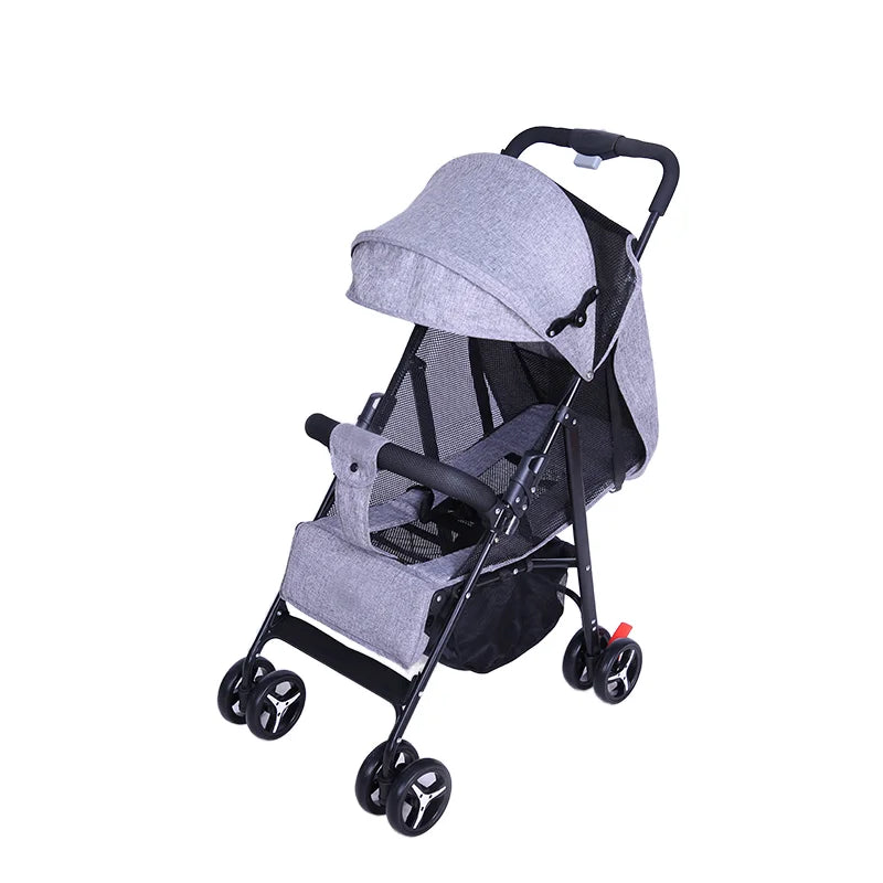 KTX-305107 3-in-1 Lightweight Baby Stroller with 5-Point Safety Harness, Foldable Design for Infants Aged 0-3