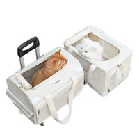 HKM-305107 Travel-Friendly Portable Cat Carrier Bag with Transparent Window - Multiple Colors Available