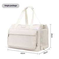 HKM-305107 Travel-Friendly Portable Cat Carrier Bag with Transparent Window - Multiple Colors Available