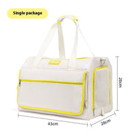 HKM-305107 Travel-Friendly Portable Cat Carrier Bag with Transparent Window - Multiple Colors Available