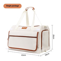 HKM-305107 Travel-Friendly Portable Cat Carrier Bag with Transparent Window - Multiple Colors Available