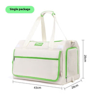 HKM-305107 Travel-Friendly Portable Cat Carrier Bag with Transparent Window - Multiple Colors Available