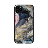 HKM-305171 Custom Watercolor Splash Ink Painting Mobile Phone Case for iPhone Models