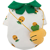 HKM-305171 Pineapple Backpack Sweater for Dogs - Cute & Breathable Milk Silk Design