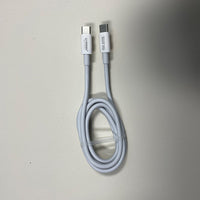HKM-305299 USB-C to USB-C Cable, PD 60W, 1M, 4-Wire, PVC, Data Transfer 480 Mbps, White