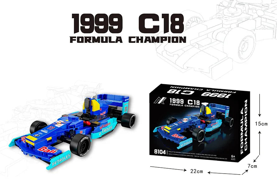 Creative Engineering Building Blocks Car Kit for Kids - Educational STEM Toy Set, 50 Pieces