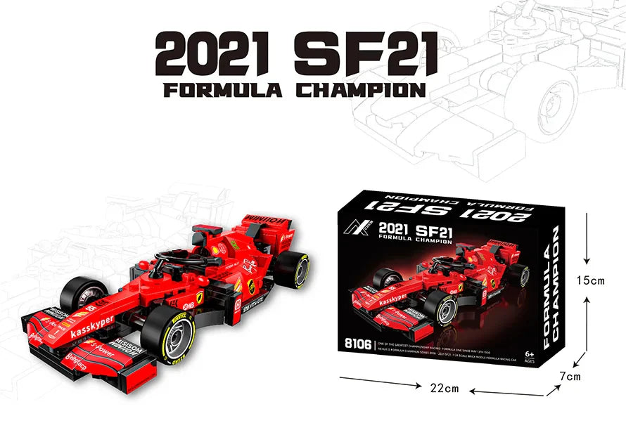 Creative Engineering Building Blocks Car Kit for Kids - Educational STEM Toy Set, 50 Pieces