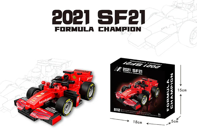 Creative Engineering Building Blocks Car Kit for Kids - Educational STEM Toy Set, 50 Pieces