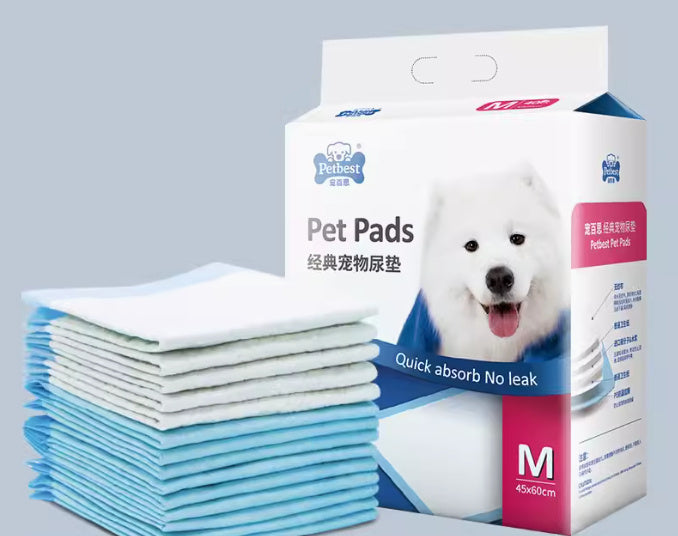 HKM-305747 Thickened Pet Urine Pads with Bamboo Charcoal and Lemon Scent - Multiple Sizes Available