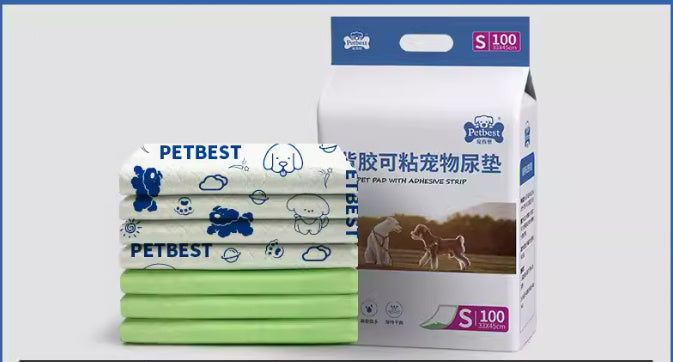 HKM-305747 Thickened Pet Urine Pads with Bamboo Charcoal and Lemon Scent - Multiple Sizes Available