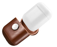 HKM-305811 Leather Protective Sleeve for Wireless Earphones, Shockproof and Fall-Proof, Compatible with iPhone Models
