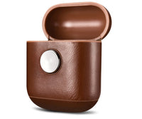 HKM-305811 Leather Protective Sleeve for Wireless Earphones, Shockproof and Fall-Proof, Compatible with iPhone Models