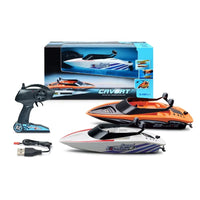 HKM-305875 Remote Control Racing Yacht - 2.4G Electric RC Speedboat for Kids - ABS Plastic, Model EPT358371