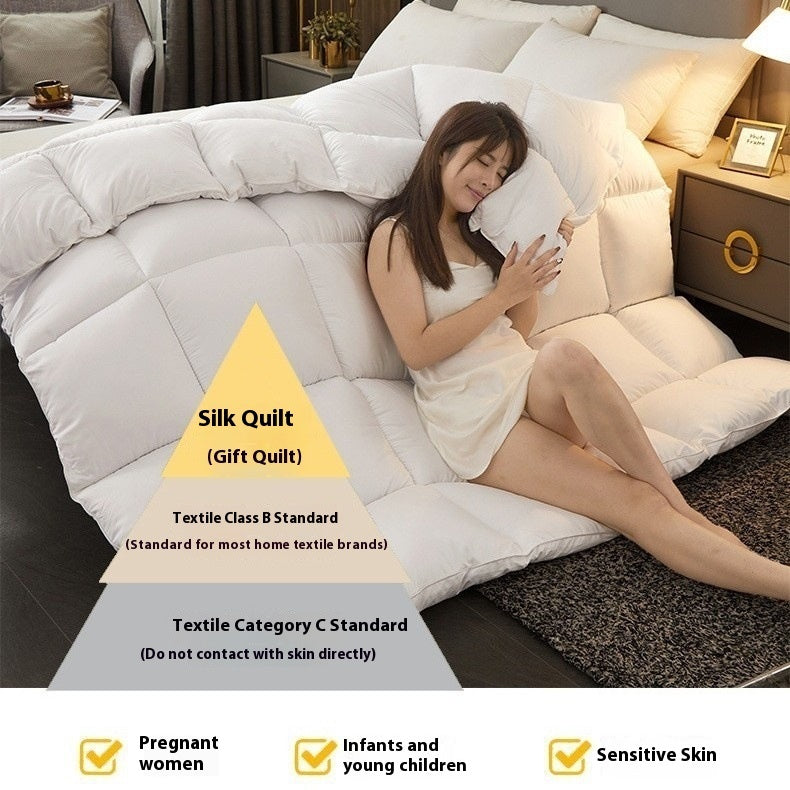 HKM-306067 Warm Silk Quilt - All Seasons, Various Sizes & Weights Available