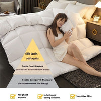 HKM-306067 Warm Silk Quilt - All Seasons, Various Sizes & Weights Available
