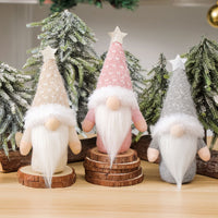 HKM-306195 Knitted Star-shaped Faceless Baby Doll Decoration for Christmas Gifts