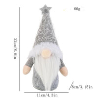 HKM-306195 Knitted Star-shaped Faceless Baby Doll Decoration for Christmas Gifts