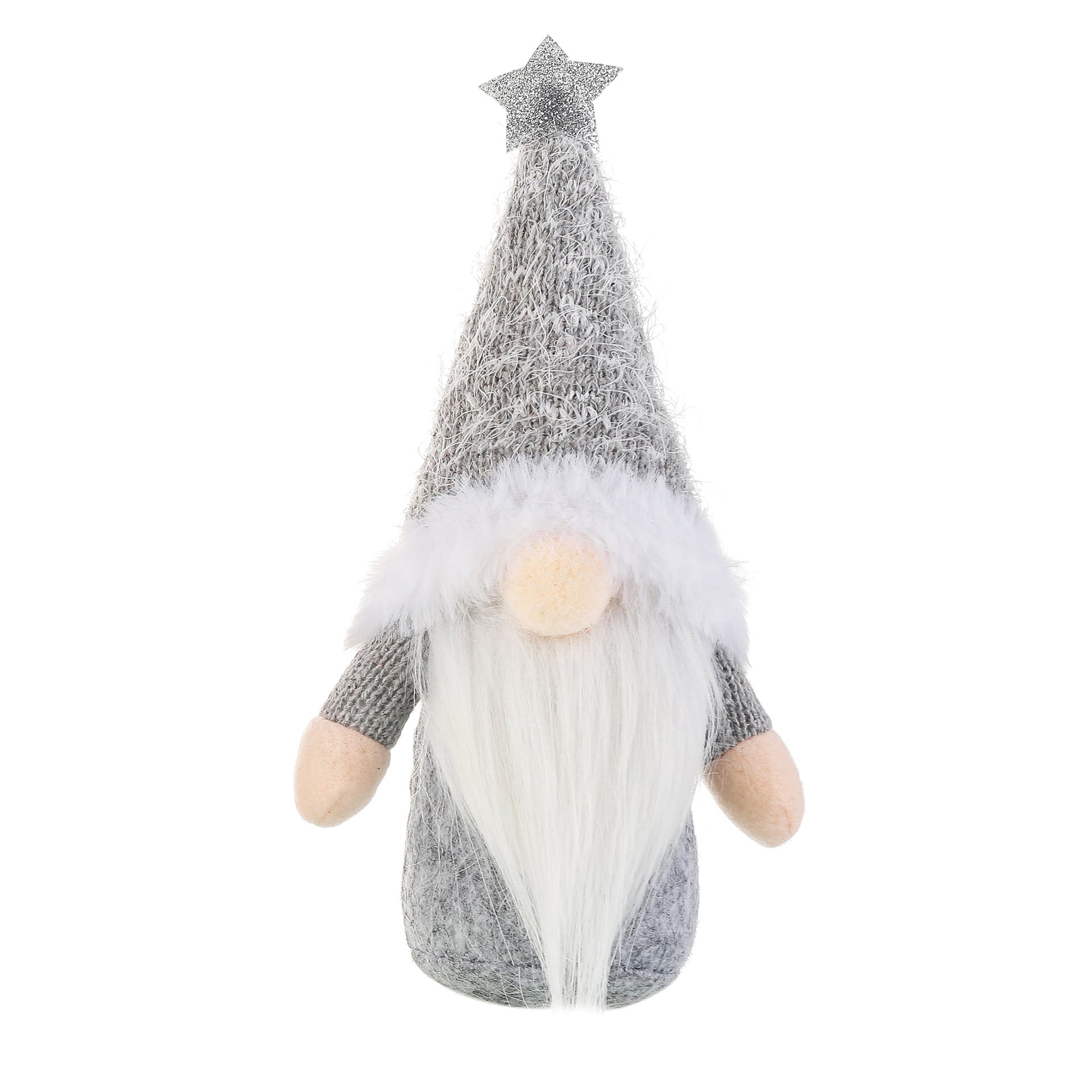 HKM-306195 Knitted Star-shaped Faceless Baby Doll Decoration for Christmas Gifts