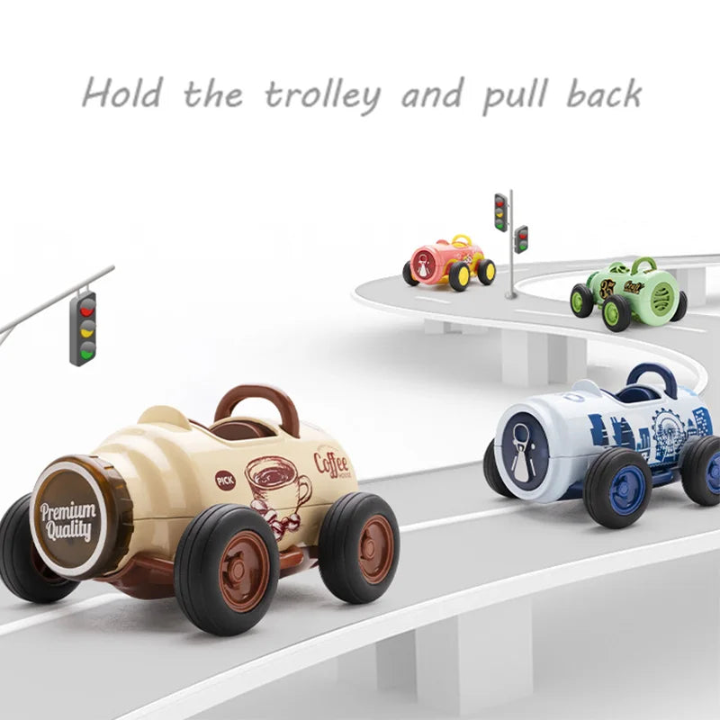 HKM-306323 Alloy Diecast Pull Back Car Model with Sound Effects - 1:36 Scale Toy for Ages 3 and Up