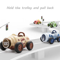 HKM-306323 Alloy Diecast Pull Back Car Model with Sound Effects - 1:36 Scale Toy for Ages 3 and Up