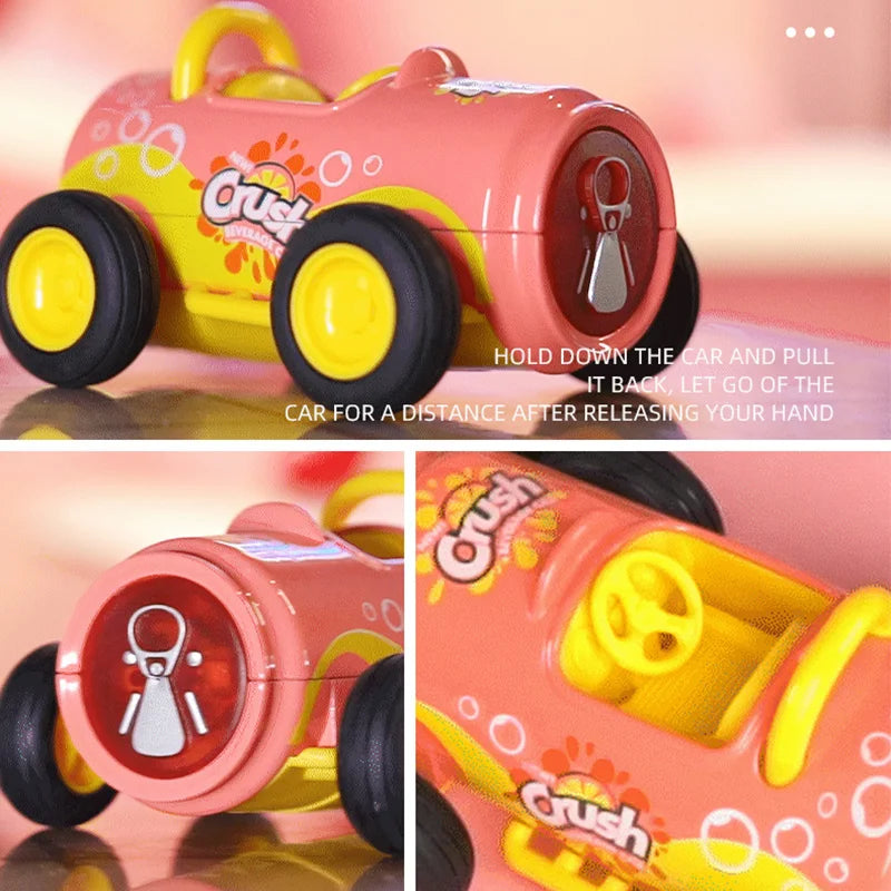 HKM-306323 Alloy Diecast Pull Back Car Model with Sound Effects - 1:36 Scale Toy for Ages 3 and Up