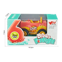HKM-306323 Alloy Diecast Pull Back Car Model with Sound Effects - 1:36 Scale Toy for Ages 3 and Up