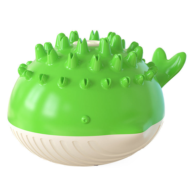 HKM-306515 Electric Water Floating Dog Toy - Summer Bathing Spray - TPR Material - Various Colors
