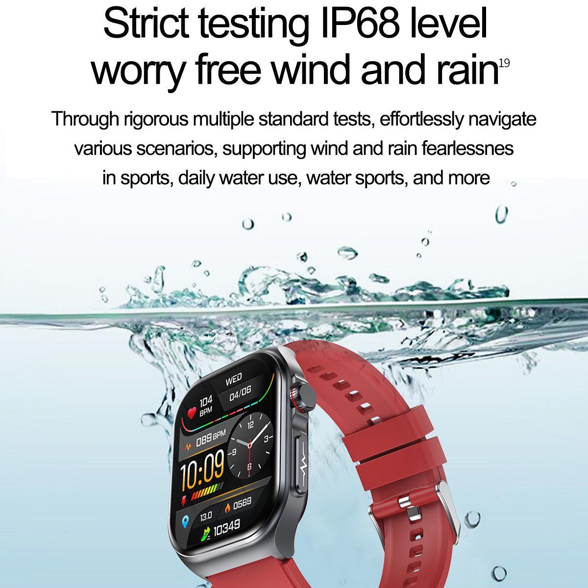 HKM-306579 Waterproof Fitness Tracker Smart Watch with Bluetooth Call, Heart Rate Monitor, 50+ Sports Modes and Sleep Tracking