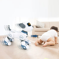 HKM-306643 Infrared Remote Control Robot Dog with Walking, Dancing, and Sound Features for Kids