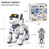 HKM-306643 Infrared Remote Control Robot Dog with Walking, Dancing, and Sound Features for Kids