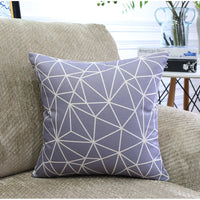 HKM-306899 Nordic Geometric Pattern Throw Pillowcase - 45x45cm & 30x50cm Options