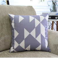 HKM-306899 Nordic Geometric Pattern Throw Pillowcase - 45x45cm & 30x50cm Options