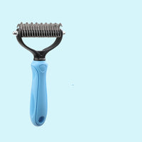 HKM-307155 Stainless Steel Pet Comb for Dogs - Small and Large Sizes in Blue and Pink
