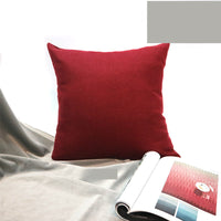 HKM-307283 Orange Three-Dimensional Geometric Pattern Pillow Cover - 45x45cm & 50x50cm Options