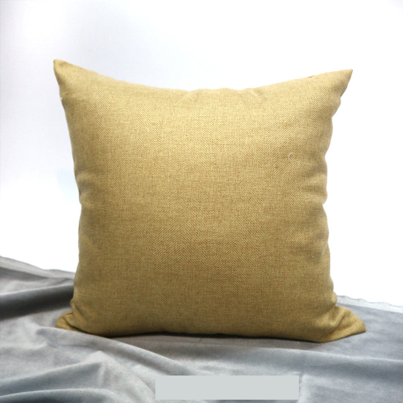 HKM-307283 Orange Three-Dimensional Geometric Pattern Pillow Cover - 45x45cm & 50x50cm Options