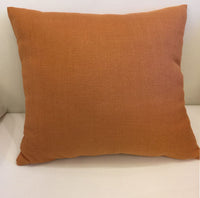 HKM-307283 Orange Three-Dimensional Geometric Pattern Pillow Cover - 45x45cm & 50x50cm Options