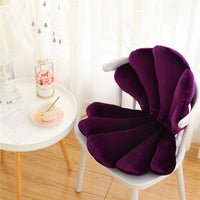 HKM-307603 Luxurious Velvet Seal Shell Chair Cushion - Soft Support Pillow for Comfort and Style in Any Space