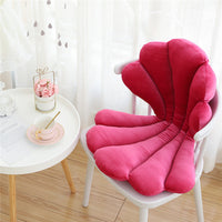 HKM-307603 Luxurious Velvet Seal Shell Chair Cushion - Soft Support Pillow for Comfort and Style in Any Space