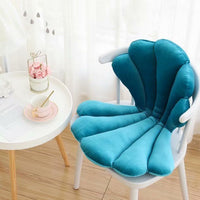 HKM-307603 Luxurious Velvet Seal Shell Chair Cushion - Soft Support Pillow for Comfort and Style in Any Space