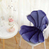 HKM-307603 Luxurious Velvet Seal Shell Chair Cushion - Soft Support Pillow for Comfort and Style in Any Space