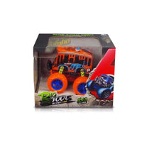 HKM-307859 Off-Road Die Cast School Bus Toy with Friction Action for Kids Ages 5 and Up