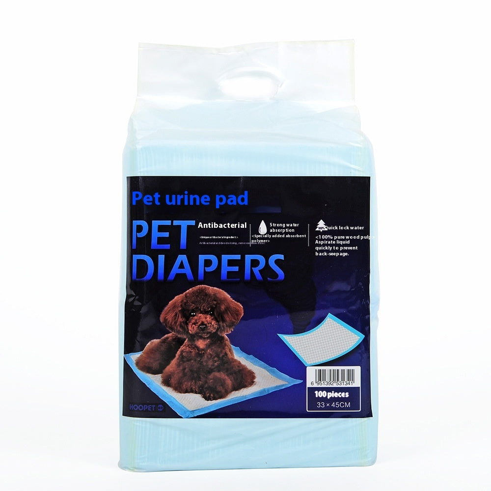 HKM-308051 Puppy Diapers for Dogs - Absorbent Changing Pads, 50 or 100 Pack