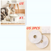 HKM-308243 Automatic Cat Water Dispenser with Removable Filter and Power Protection