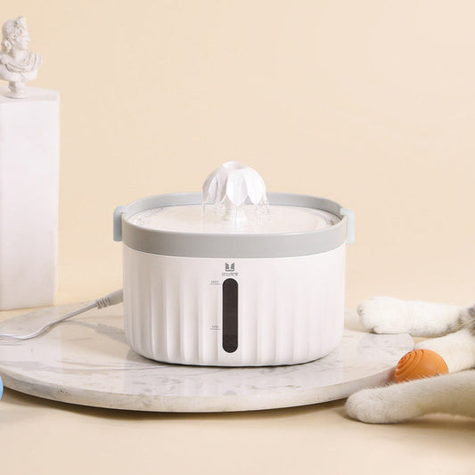 HKM-308243 Automatic Cat Water Dispenser with Removable Filter and Power Protection