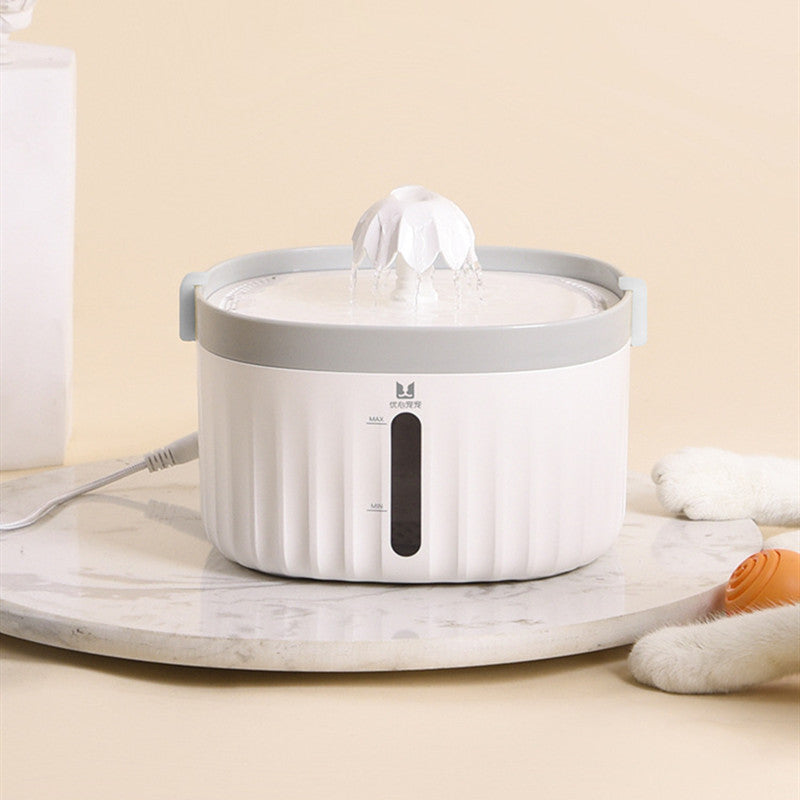 HKM-308243 Automatic Cat Water Dispenser with Removable Filter and Power Protection