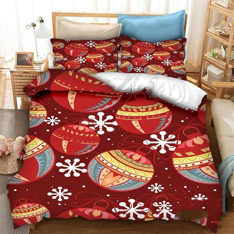 HKM-308371 Cartoon Anime Printed Polyester Fiber Quilt Cover Set with Pillowcases - Multiple Sizes Available