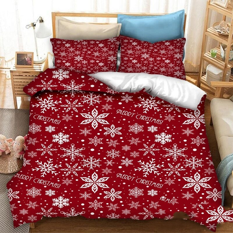 HKM-308371 Cartoon Anime Printed Polyester Fiber Quilt Cover Set with Pillowcases - Multiple Sizes Available