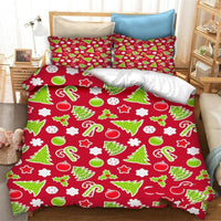 HKM-308371 Cartoon Anime Printed Polyester Fiber Quilt Cover Set with Pillowcases - Multiple Sizes Available