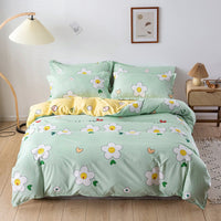 HKM-308691 Aloe Cotton Print Four-Piece Bedding Set for 2.0m Beds - Modern Style in Multiple Patterns