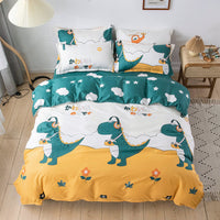 HKM-308691 Aloe Cotton Print Four-Piece Bedding Set for 2.0m Beds - Modern Style in Multiple Patterns